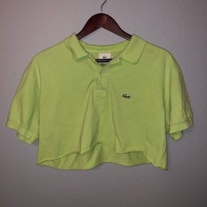 Cropped Green Polo Shirt